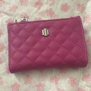 INC INTERNATIONAL CONCEPTS Ashlinn Small Quilted Wallet- Hot Pink NWOT